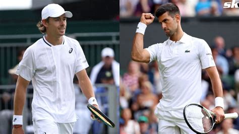 Wimbledon: De Minaur tager i mod Djokovic .
